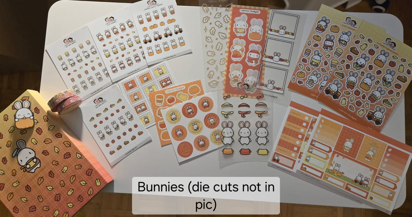 Customer photo review of Autumn Bunnies Box Set