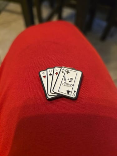 Customer photo review of F*ck 3 Putts - Ball Marker