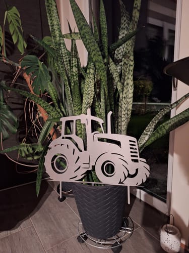 Customer photo review of Gartenstecker Trecker (Traktor)