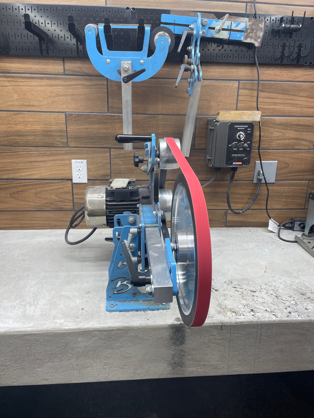 Customer photo review of 1" x 72" Sanding Belts for Stock Removal, 12 PACK