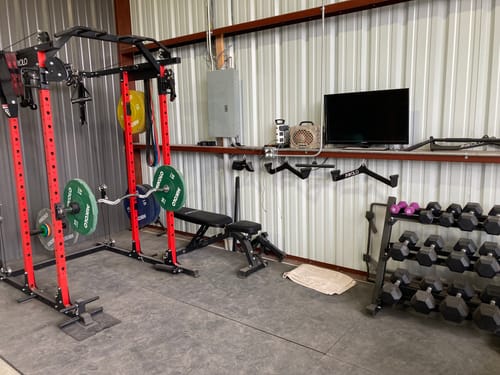 Customer photo review of K6-1.0 All-in-One Power Rack Functional Trainer