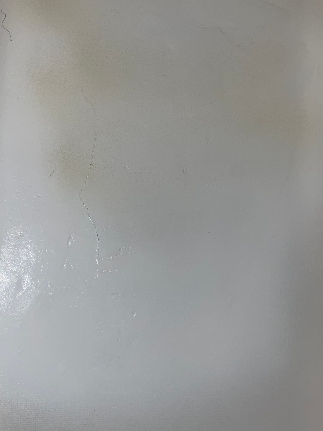 Customer photo review of Floor Crack Repair - Tub and Shower Repair Kit