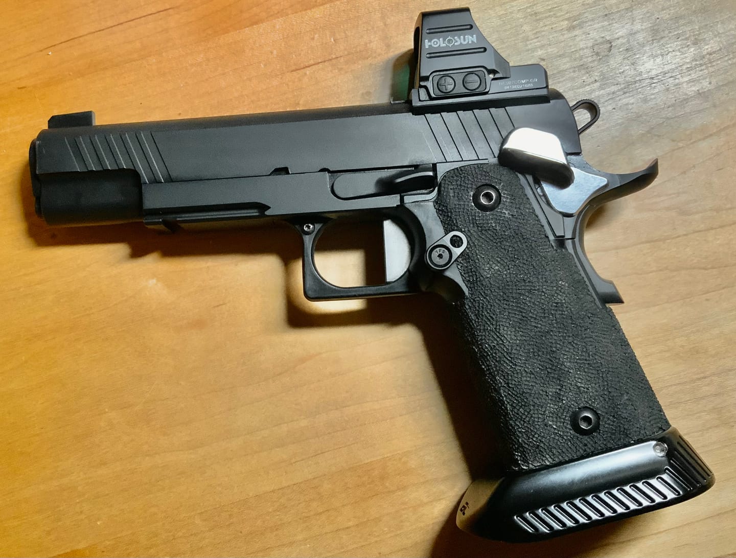 Customer photo review of STI 2011 Mag well | Brass | IPSC/USPSA Open Division