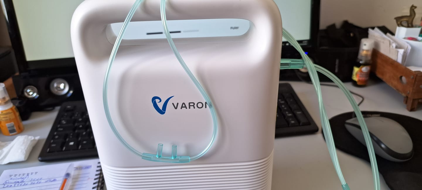 Customer photo review of VARON VP-2 - Concentrador de Oxigênio Portátil 5L com Função de Fluxo Pulsátil