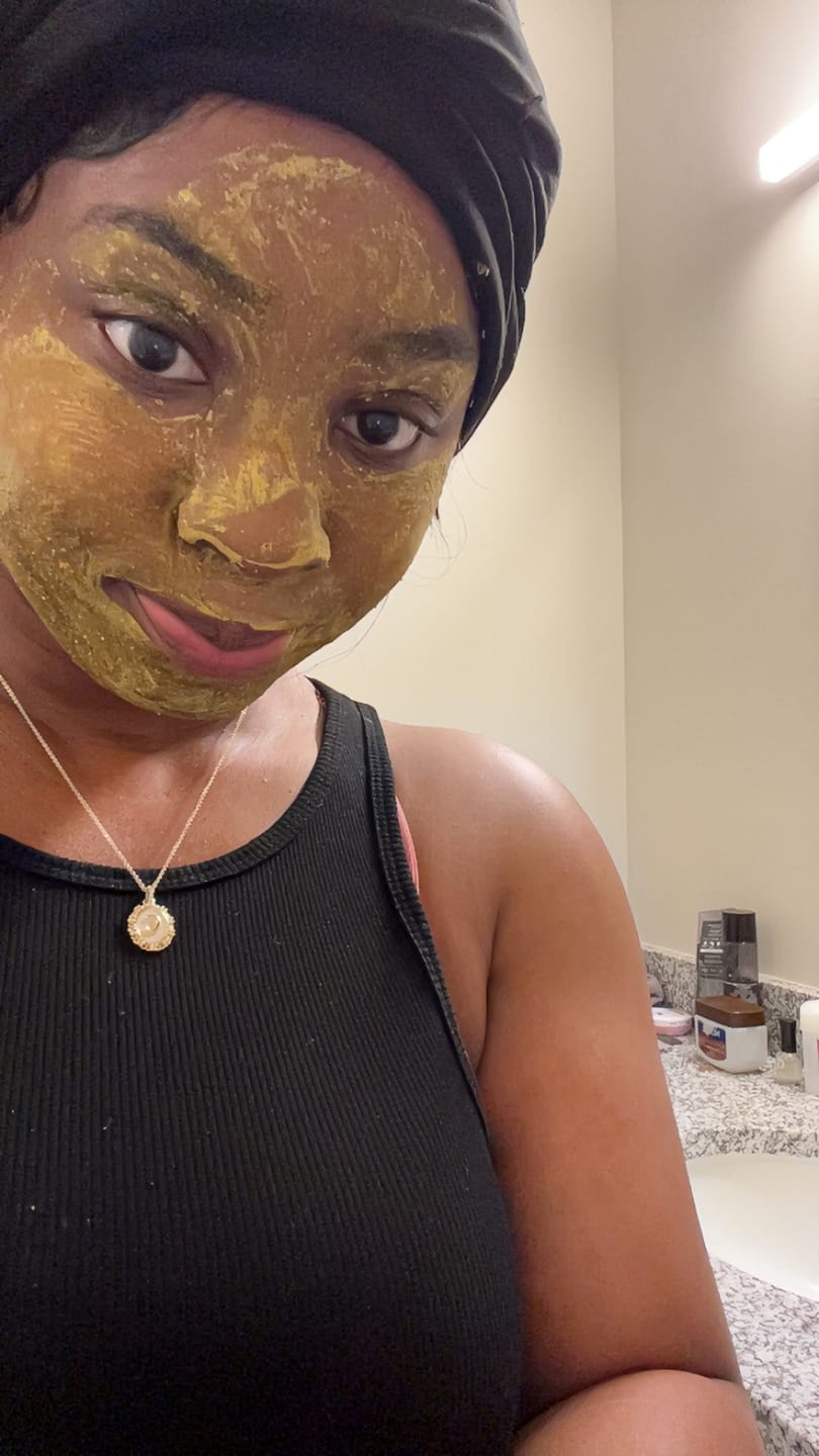 Customer photo review of Glow Getter | Face Mask