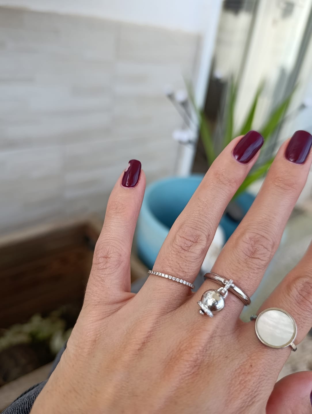 Customer photo review of Anello Campanella in Argento 925 e zirconi  TIZ CAMPAN 03