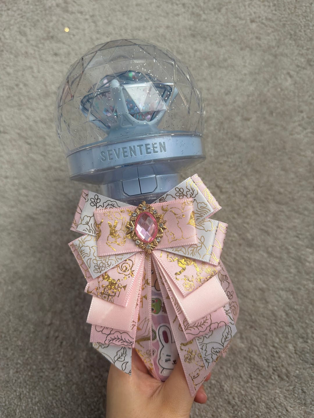 Customer photo review of SEVENTEEN - OFFICIAL LIGHT STICK VER.3 10TH ANNIV.