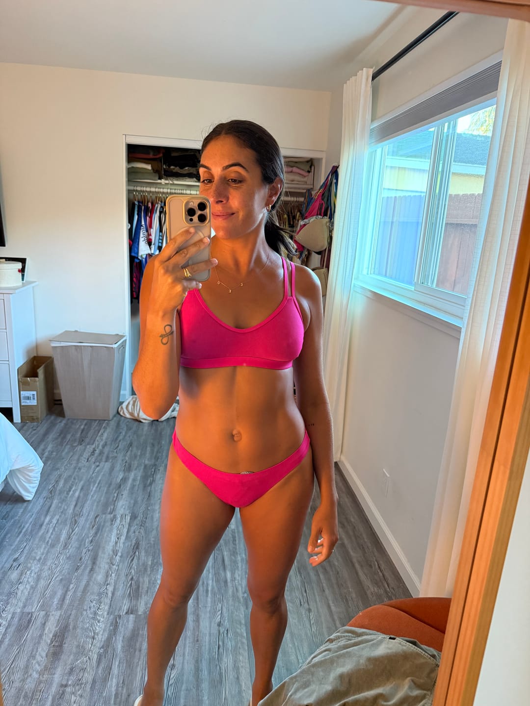 Customer photo review of TAZZIE TOP - Pink Sorbet