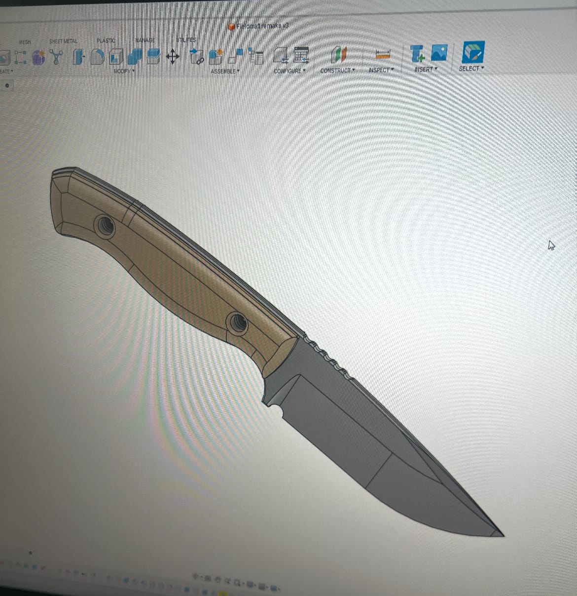 Customer photo review of Class 1 – Digital Knife Design