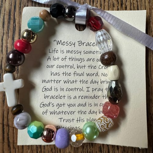 Customer photo review of Messy Bracelet