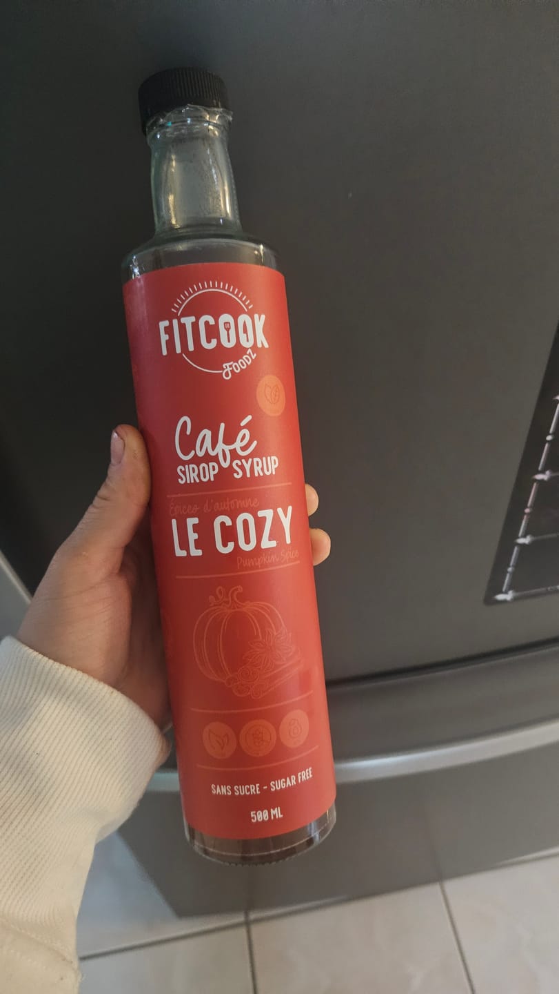 Customer photo review of Fitcook Foodz - Sirop pour Café 500ml