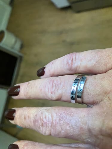 Customer photo review of Gold Hug From Heaven Ring