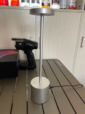 Customer photo review of LED Metal Cordless Table Lamp