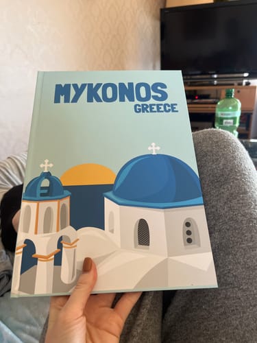 Customer photo review of Custom Travel Book