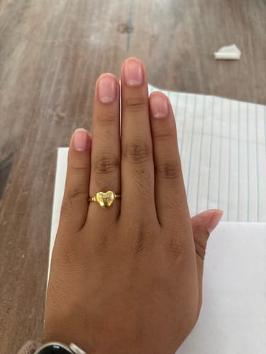 Customer photo review of Heart Locket Ring