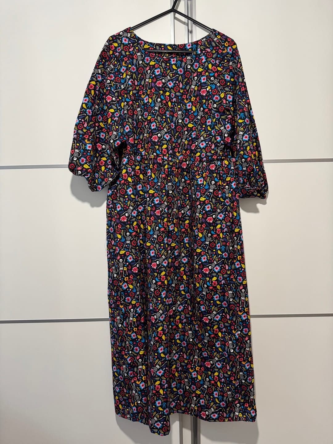 Customer photo review of Garden Skeletons Rose & Hubble Cotton Poplin Fabric