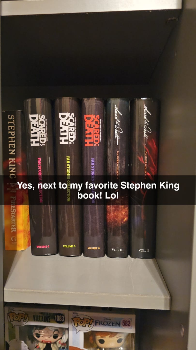 Customer photo review of Scared To Death Book Vol 6 SIGNED