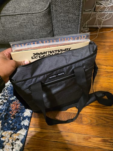 Customer photo review of The Ultimate Vinyl Record Carry Bag V2.0