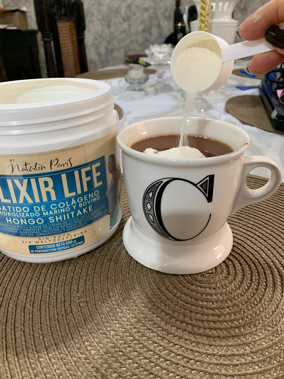 Customer photo review of Batido Elixir Life con Colágeno Marino y Bovino by Natalia Paris x 600 g
