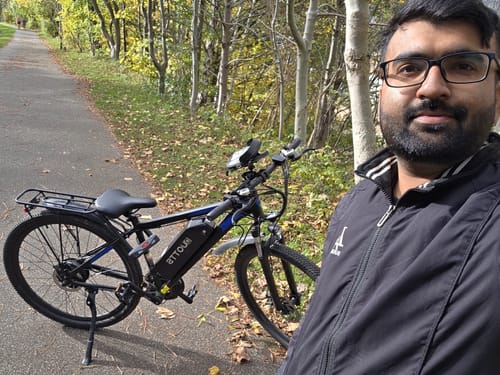 Customer photo review of DUOTTS C29 Electric Bike Ship to UK