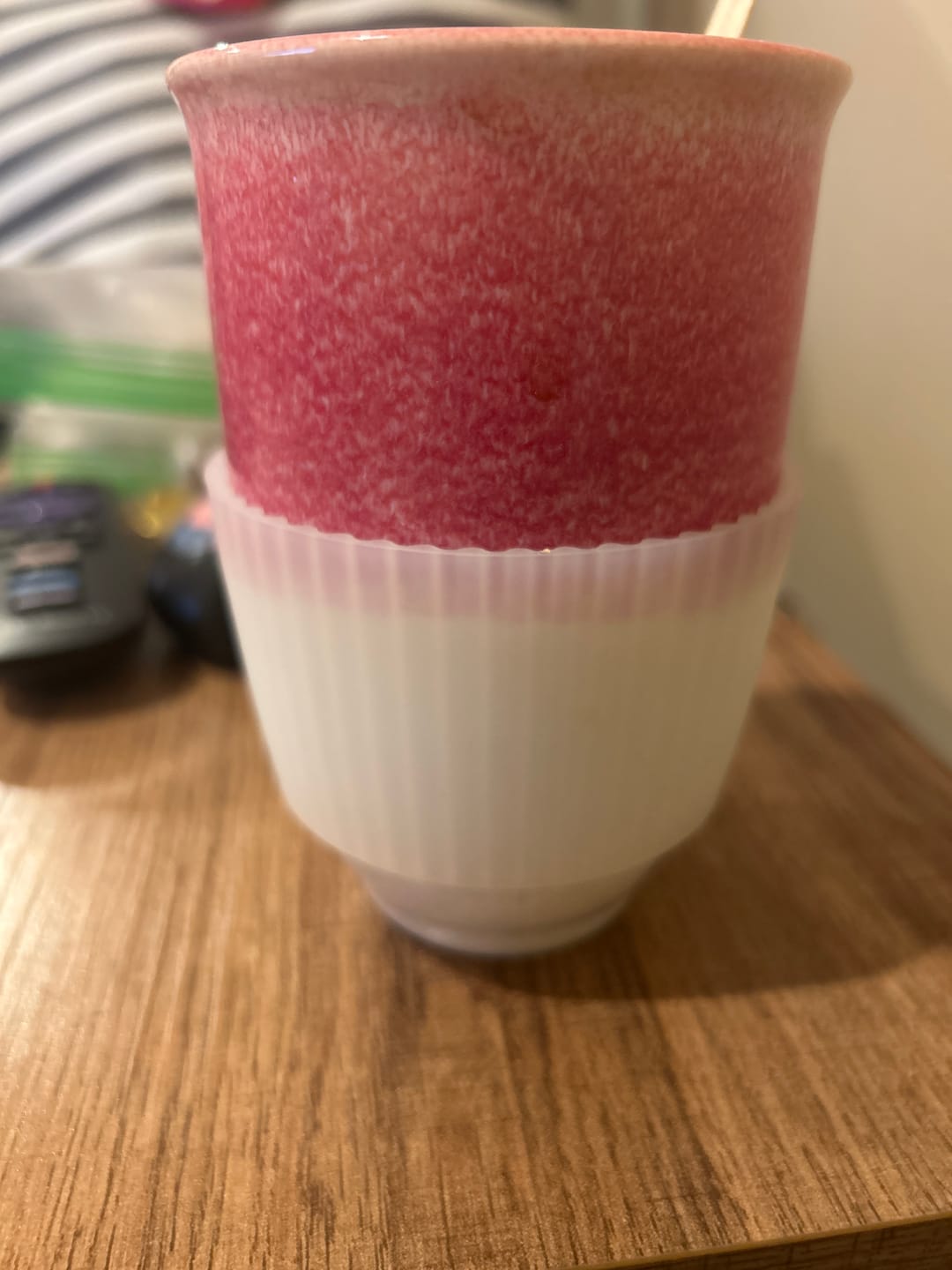 Customer photo review of Coral Pink Cup 12oz