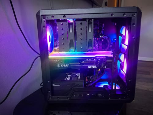 Customer photo review of Sakura RGB GPU Backplate