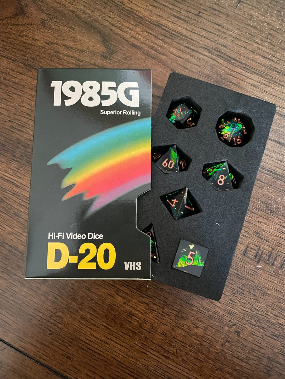 Customer photo review of VHS Sharp Edge Dice - Starstorm