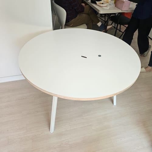 Customer photo of installed Loop Stand Round Table (105).