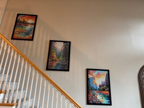 Customer photo review of Redwood National Park Commemorative Poster: A Pop Art Tribute