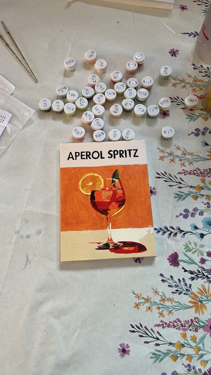 Customer photo review of 6 Mini Paintings - Cocktail Deluxe Set