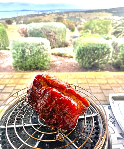 Customer photo review of Fenced Roast Rack