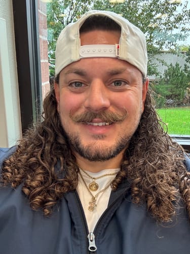 Customer photo review of Big Flat Bill Unstructured Rope Hat