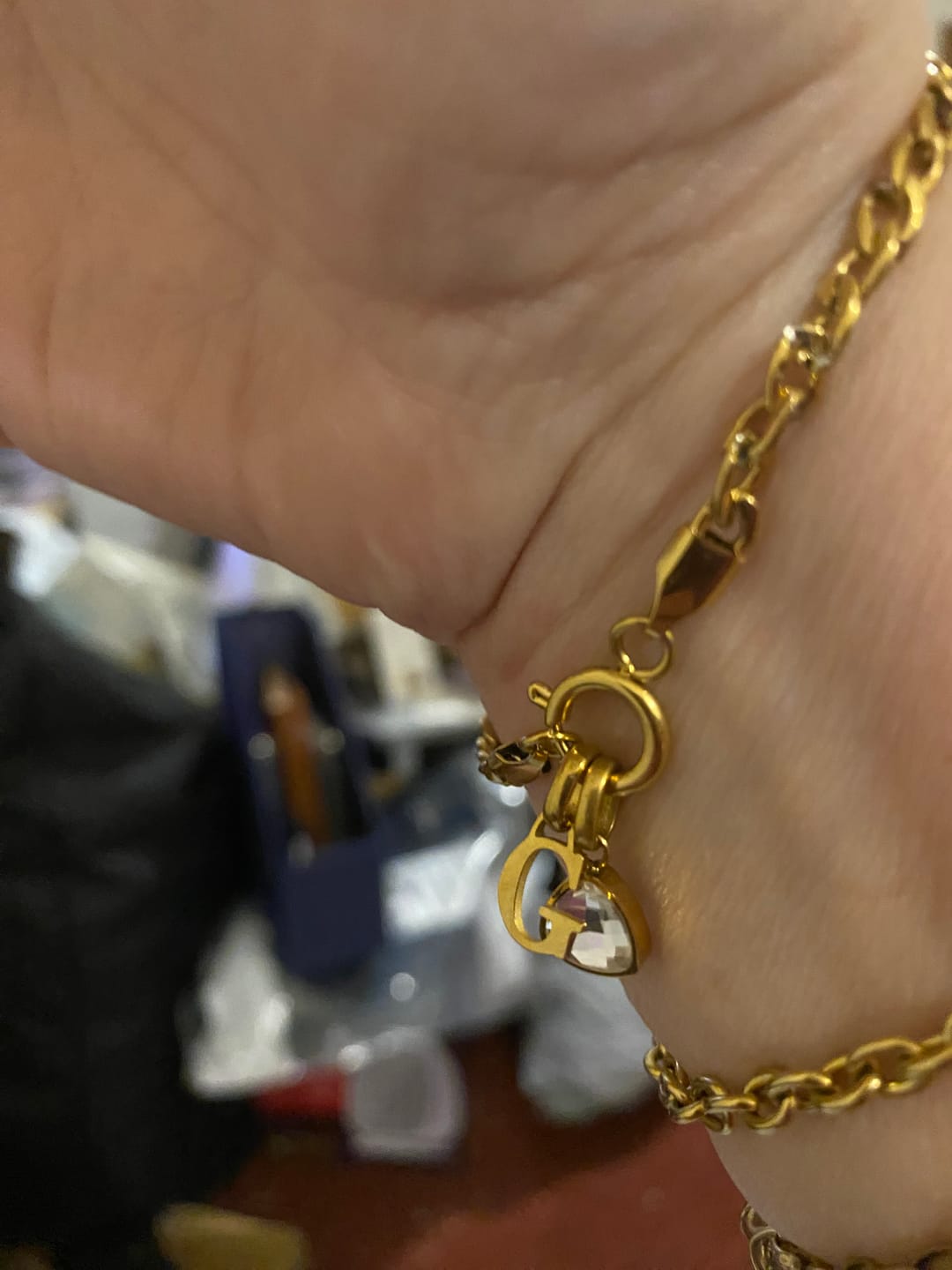 Customer photo review of Birthstone charm