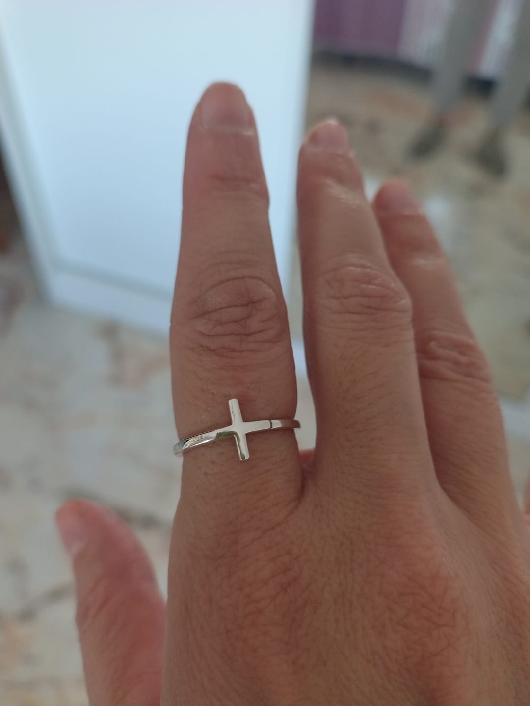 Customer photo review of Anillo Cruz