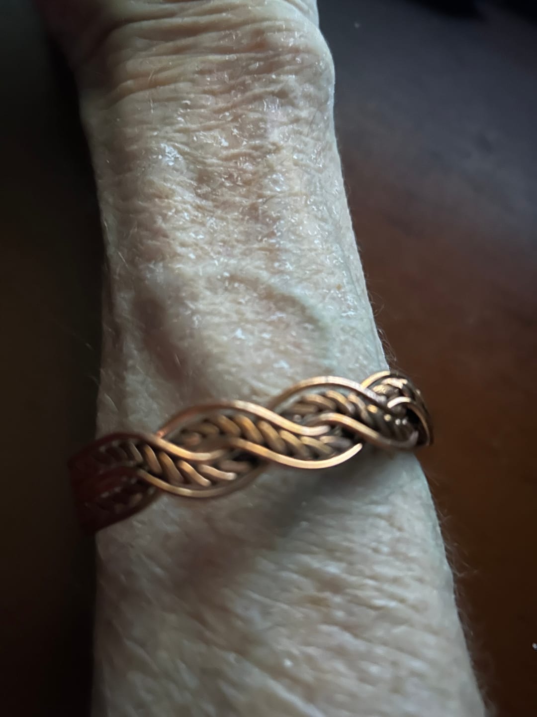 Customer photo review of Braid / Magnetic / Copper Bracelet