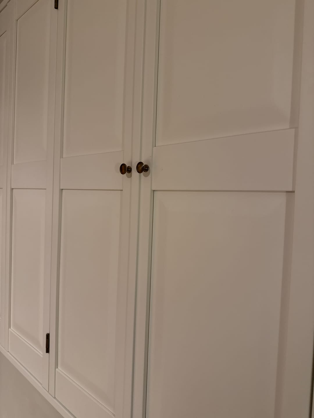 Customer photo review of Classic Aged Brass Cupboard Handles