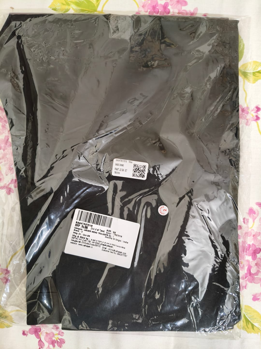 Customer photo review of Basic Chino - Iron Gray Trouser For Men | Ariser