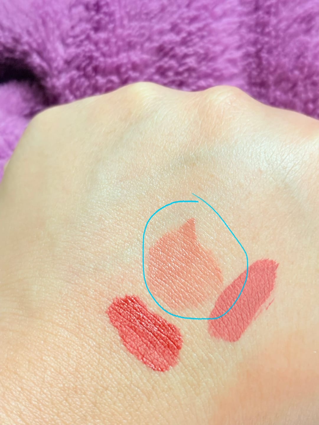 Customer photo review of Labial Velvet Quizá