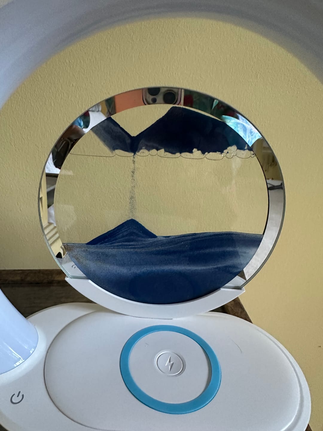 Customer photo review of Sandflow Bedside Lamp