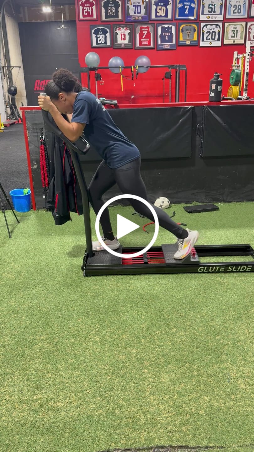 Customer video review of Glute Slide