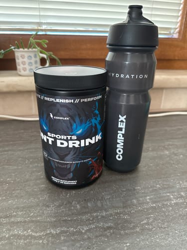Zákaznická recenze s fotkou produktu Dual-Carb Ion Drink