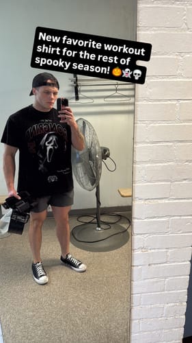 Customer photo review of [Halloween Edition] 'Scream' Box T-Shirt