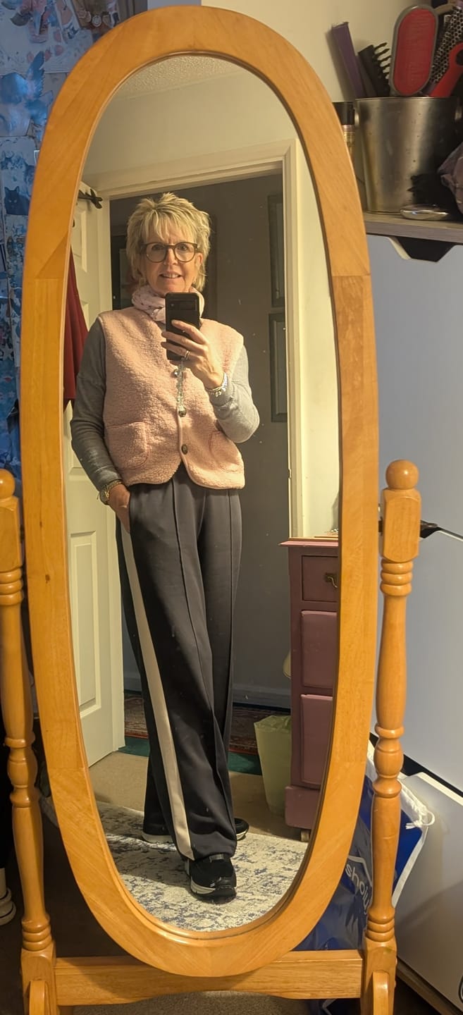 Customer photo review of The Lipstick Edit Gilet by SNOB