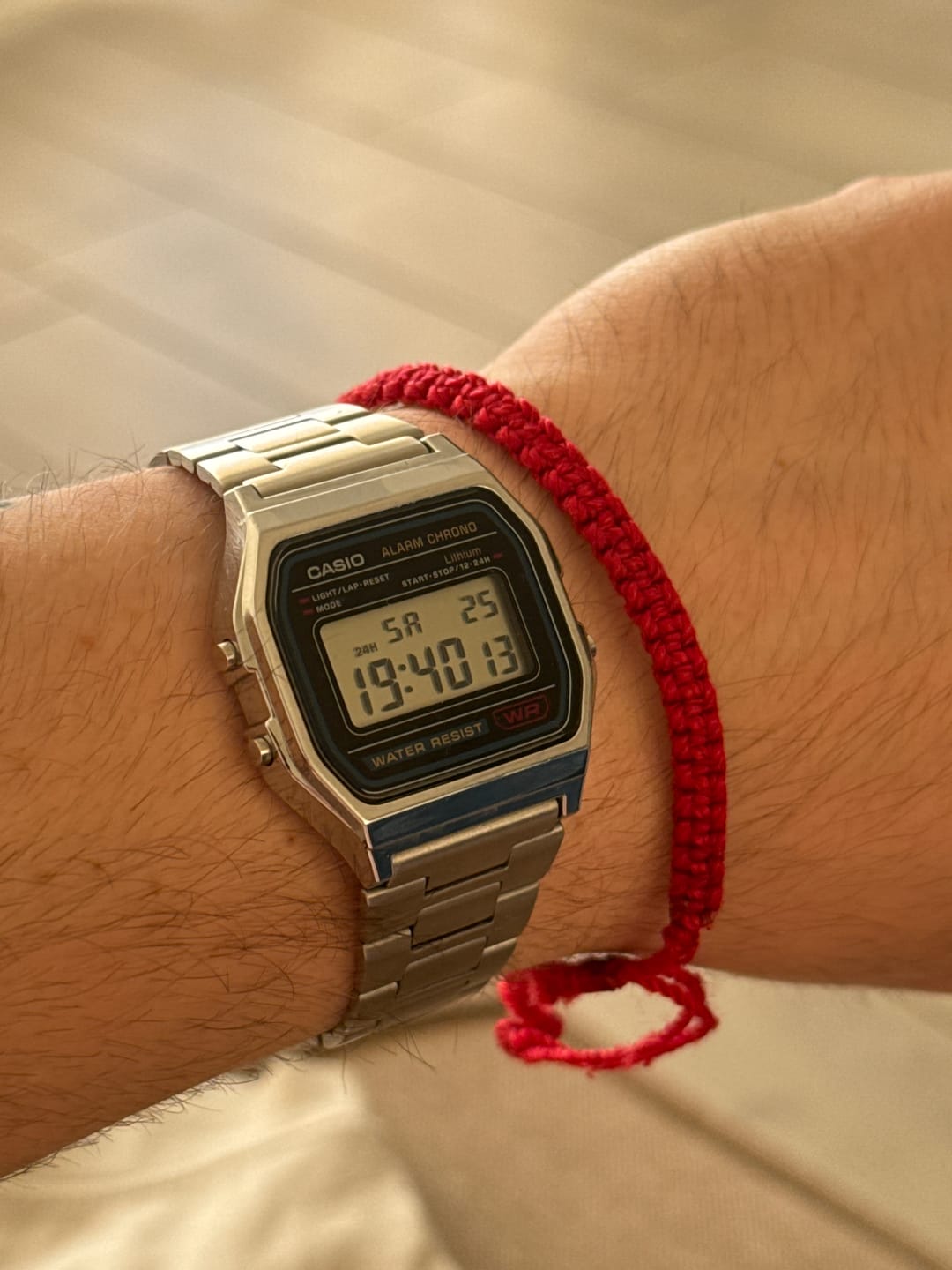 Customer photo review of Reloj Casio Vintage A158WA-1DF Azul/Plateado
