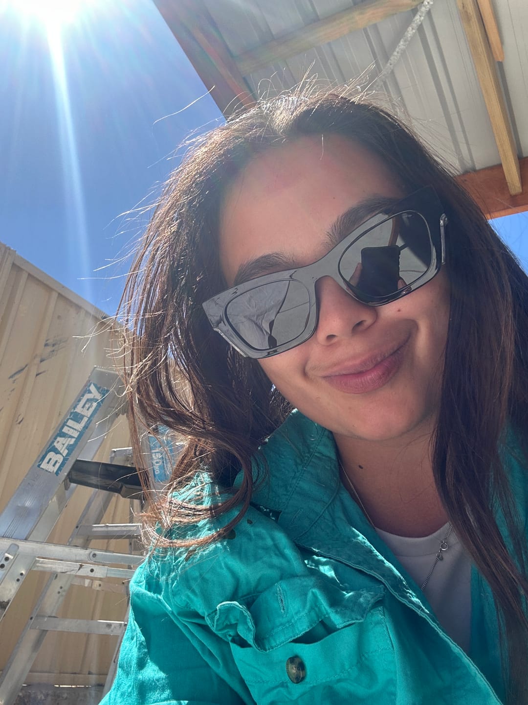 Customer photo review of Browse Black Tortoise Polarised Safety Glasses