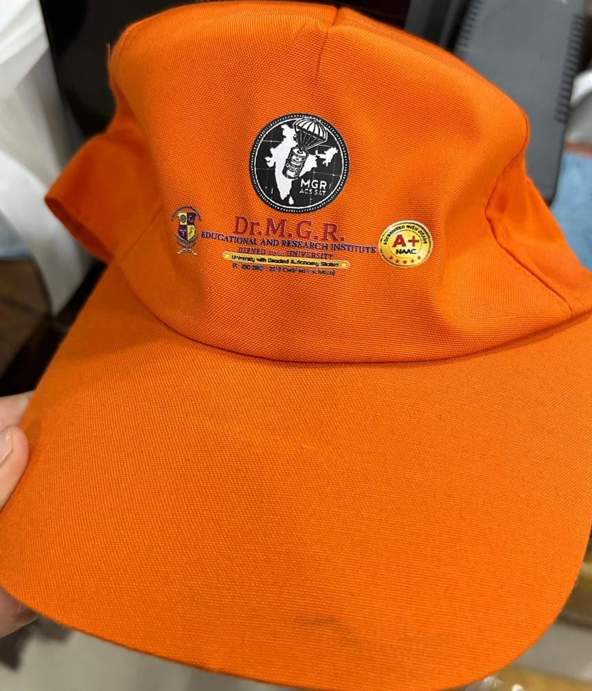 Customer photo review of Customized Caps | Customized With Your Company Logo | PrintMine.in