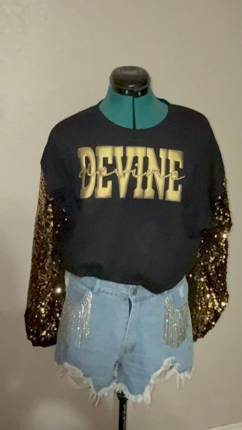 Customer photo review of Sequin on Velvet