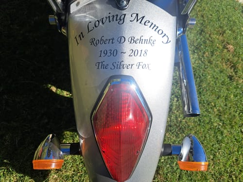 Patrick B. review of Custom Text Only In Loving Memory Decal image 1 out of 1