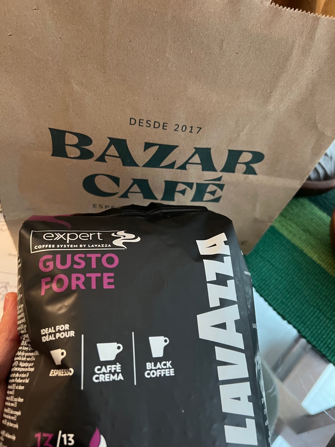 Customer photo review of Lavazza Gusto Forte 1 kg Grano Entero