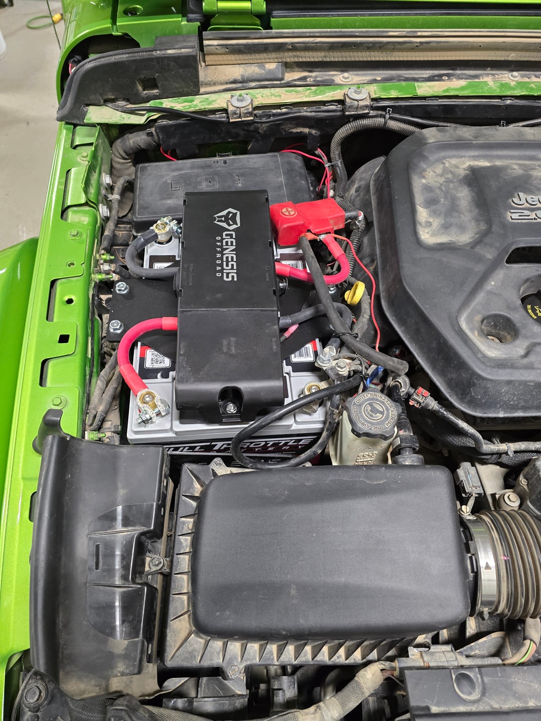 Customer photo review of 2018+ Gas Wrangler JL Gen 3 Dual Battery System